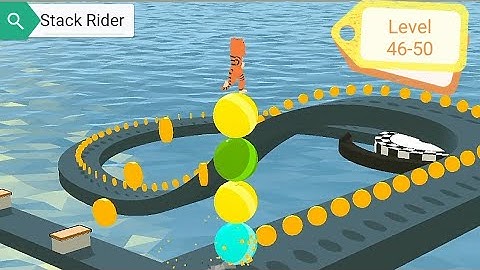 Stack Rider 2021  New Gameplay (ios,android) Walkthrough level 46-50