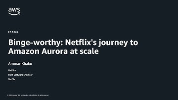 AWS re:Invent 2025 - Binge-worthy: Netflix
