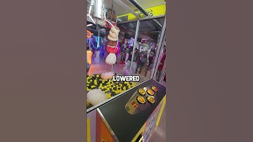 Crowd Cheers Me On at Giant Squishmallow Claw Machine #shorts