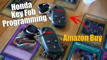 Programming Key Fob for HONDA CR-V - Universal Amazon Key Fobs!!!