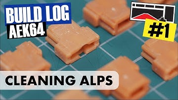 AEK64 Build Log: Cleaning the Orange ALPS (Part 1)