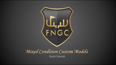Mixed Condition Model Quick Tutorial