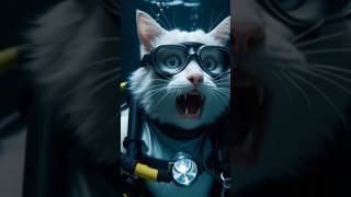 This Scuba Cat Got Swallowed by a Whale... What He Found Inside is INSANE #viralvideo #trending
