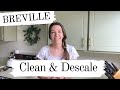 Breville Quick Cleaning Guide! Clean & Descale Bambino Plus AND Clean Dose Control Pro