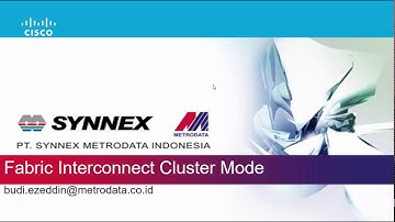 Fabric Interconnect in Cluster Mode by Budi Ezeddin