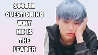 Soobin questioning why he is the leader for TXT
