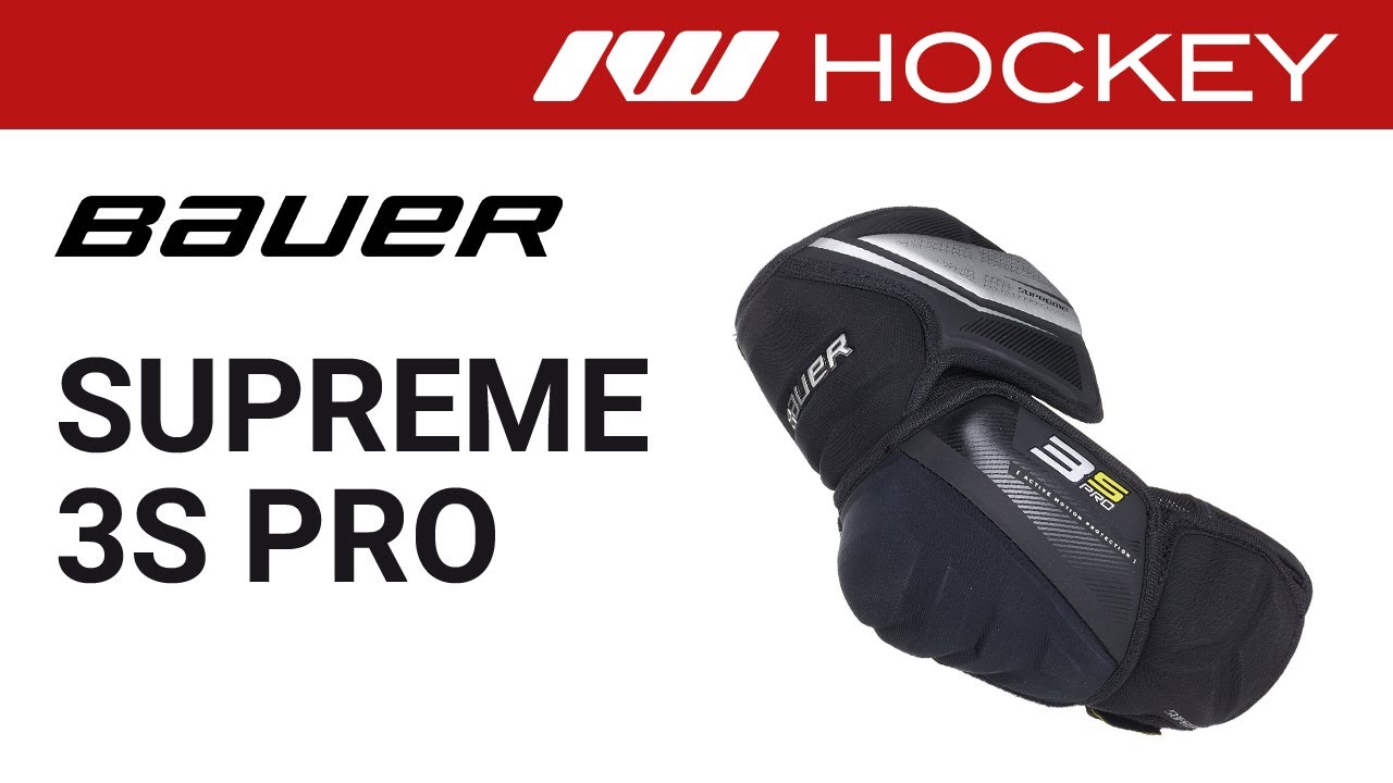 Bauer Supreme 3S Pro Elbow Pad Review - YouTube