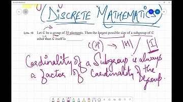 GATE 2020 - Discrete Mathematics - Group - Sub-Group - Lagrange Theorem