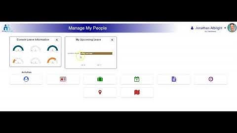 Introduction to the Manage My People (MMP)   Employee Dashboard