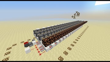 Infinitely Expandable Horizontal Triple Piston Extender | Minecraft 1.5-1.7