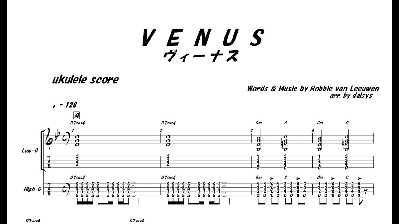 S/楽譜/THE VENUS/LOVE POTION NO.1/ザヴィーナス/タブ譜/バンドスコア