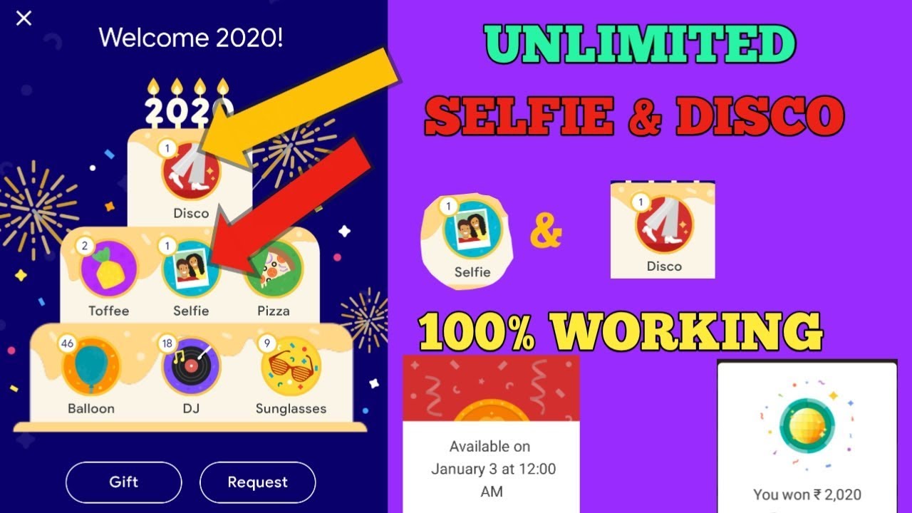 💥💥Google Pay New Trick !! Rare Stamps Collect 100% Working Trick !! Disco & Selfie Trick !!