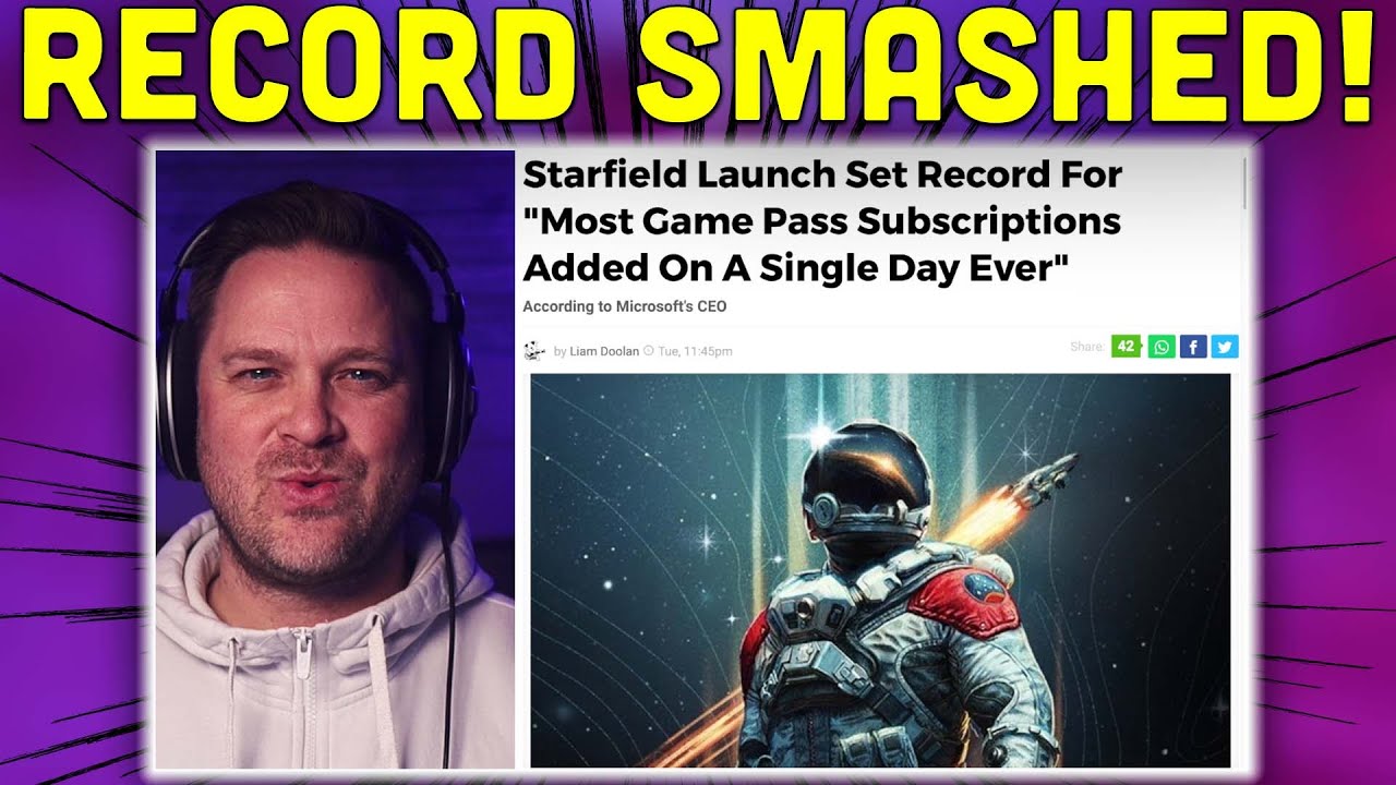 Starfield's Launch Set Record for Game Pass