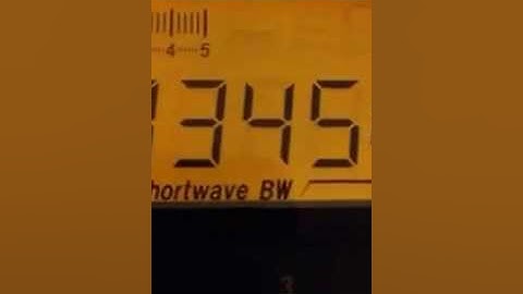 HM01 shortwave Cuban numbers station 10345 kHz