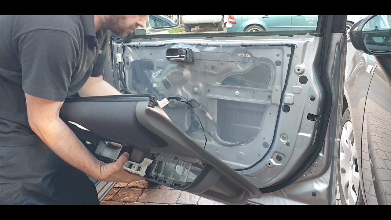 Как разобрать двери ниссан альмера Xtrail T30 Door Card Removal and Refitting - YouTube