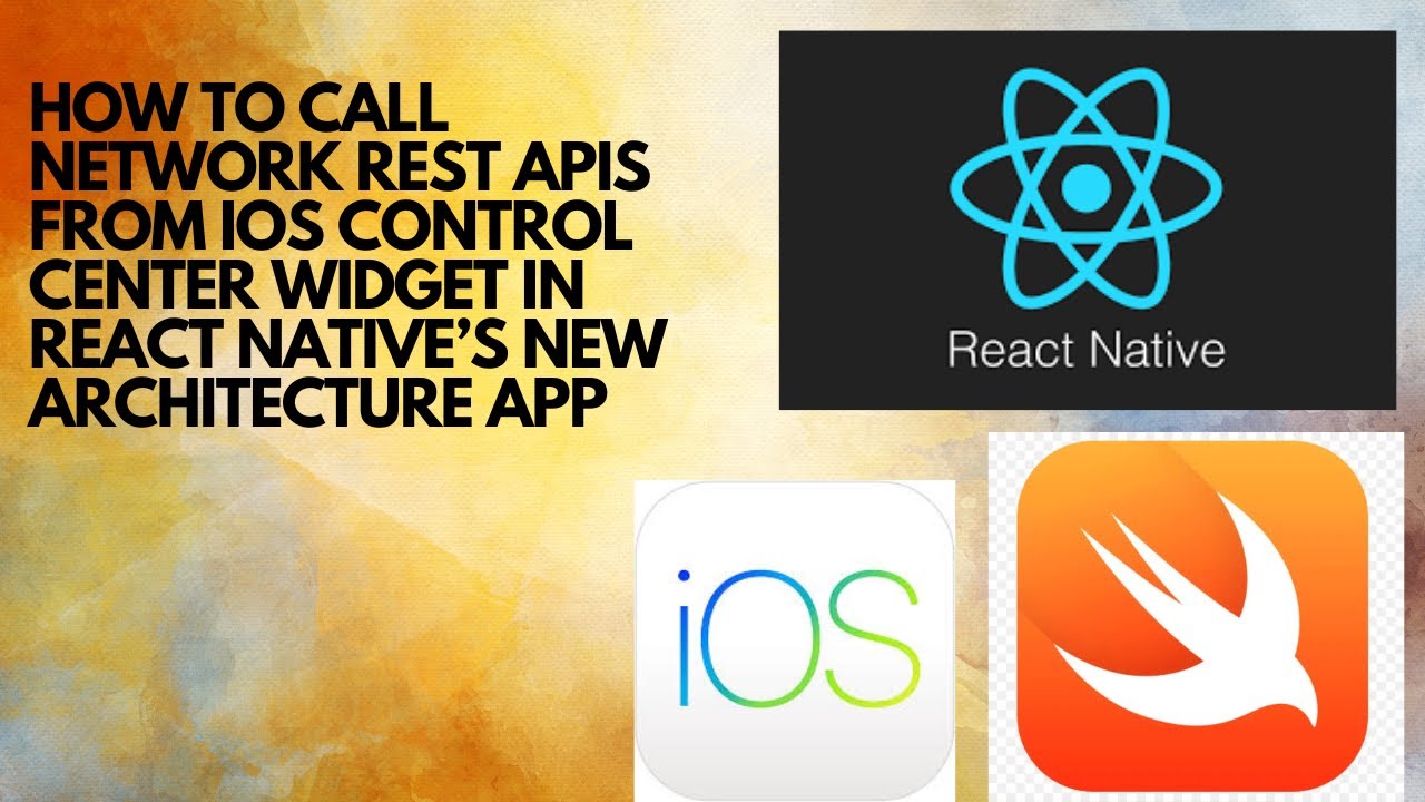How to Call Network REST Apis from iOS Control Center Widget in React ...