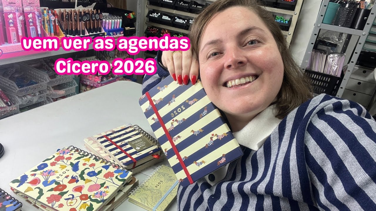 2026 chegou por aqui- Agendas Cícero 💗