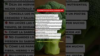 Puede que comas alimentos saludables… pero estés perdiendo la mitad de sus beneficios