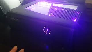 Xbox 360 slim with windows xp boot and eject sounds