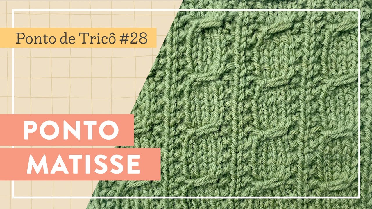 [CC] Ponto de Tricô Matisse || Matisse Cabled Stitch Pattern || #knitting