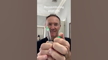 How to easily reconstitute peptides with bacteriostatic water