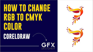 How To Convert All RGB To CMYK Color in coreldraw 2021 Hindi | Without Color Change | Uzair Shaikh