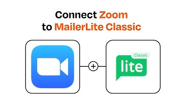How to connect Zoom to MailerLite Classic - Easy Integration