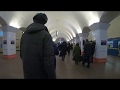 Beautiful metro stations in Kiev, Ukraine 2018