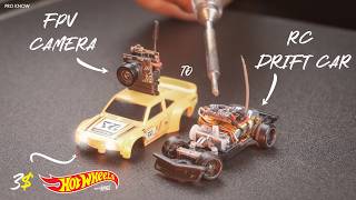 Converting a $3 Hot Wheels into a Custom 1:64 Scale FPV RC Drift Car