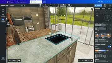 Full Kitchen Design and Render  in COOHOM, Step By Step Tutorial, Part 2.