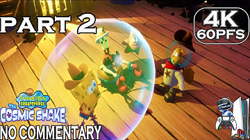 SpongeBob SquarePants: The Cosmic Shake gameplay walkthrough part 2 4k 60fps ps5 - no commentary