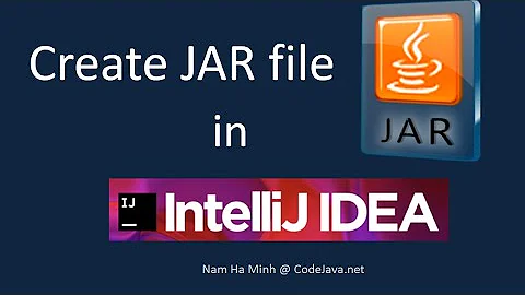 How to Create JAR file in IntelliJ IDEA