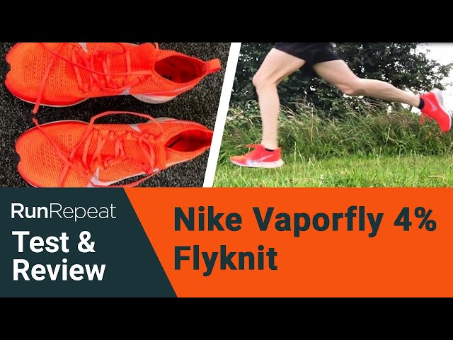 Nike Vaporfly 4% Flyknit test review - A fast and comfortable racing - YouTube