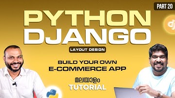 Part 20 - Layout Design | Python Django Project | Brototype Tutorials Malayalam