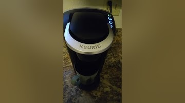 Fix your Keurig when all the lights are on.