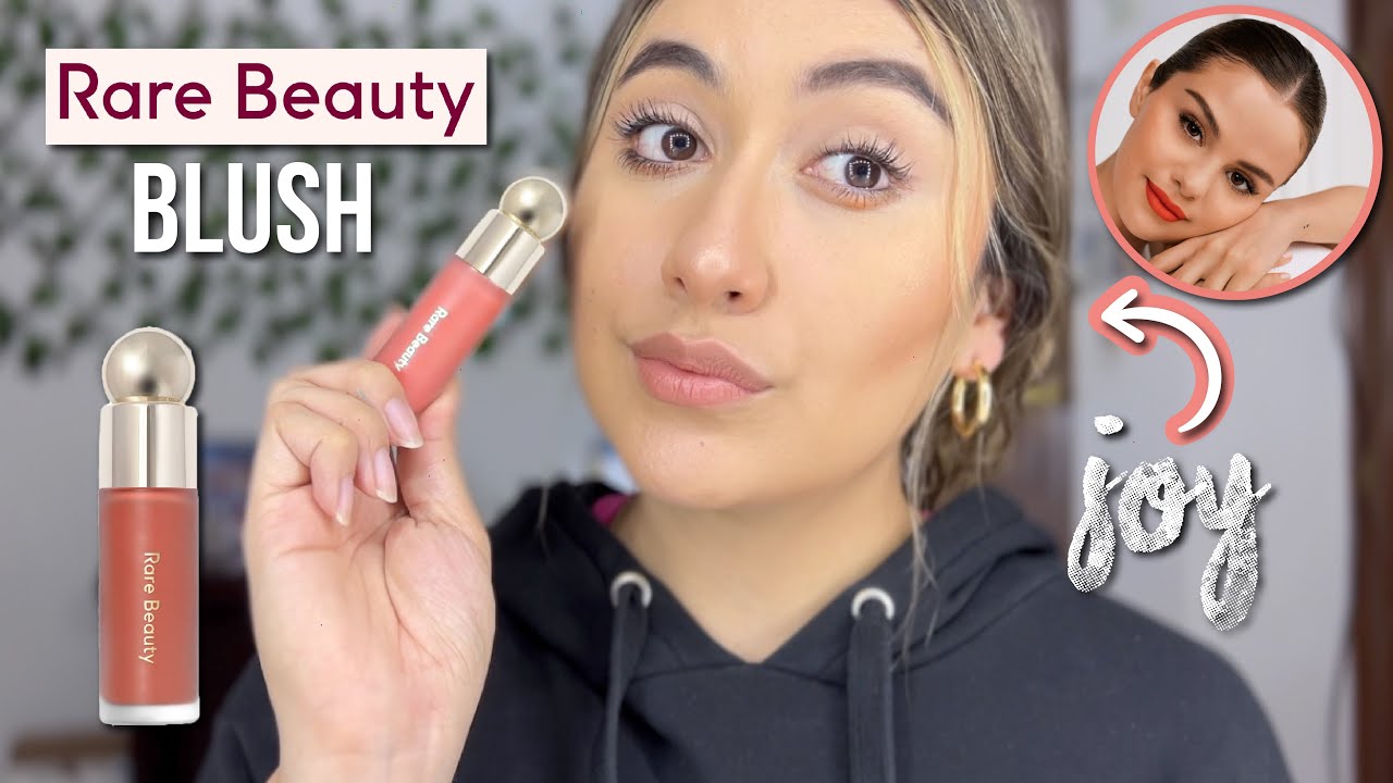 RARE BEAUTY LIQUID BLUSH JOY BY SELENA GOMEZ REVIEW | FIRST IMPRESSIONS,  WEAR TEST *Long Lasting? 🤔* - YouTube