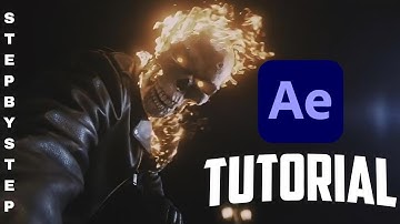🔥 Ghost Rider VFX Tutorial – Create Cinematic Fire Skull Effect in After Effects! 🔥