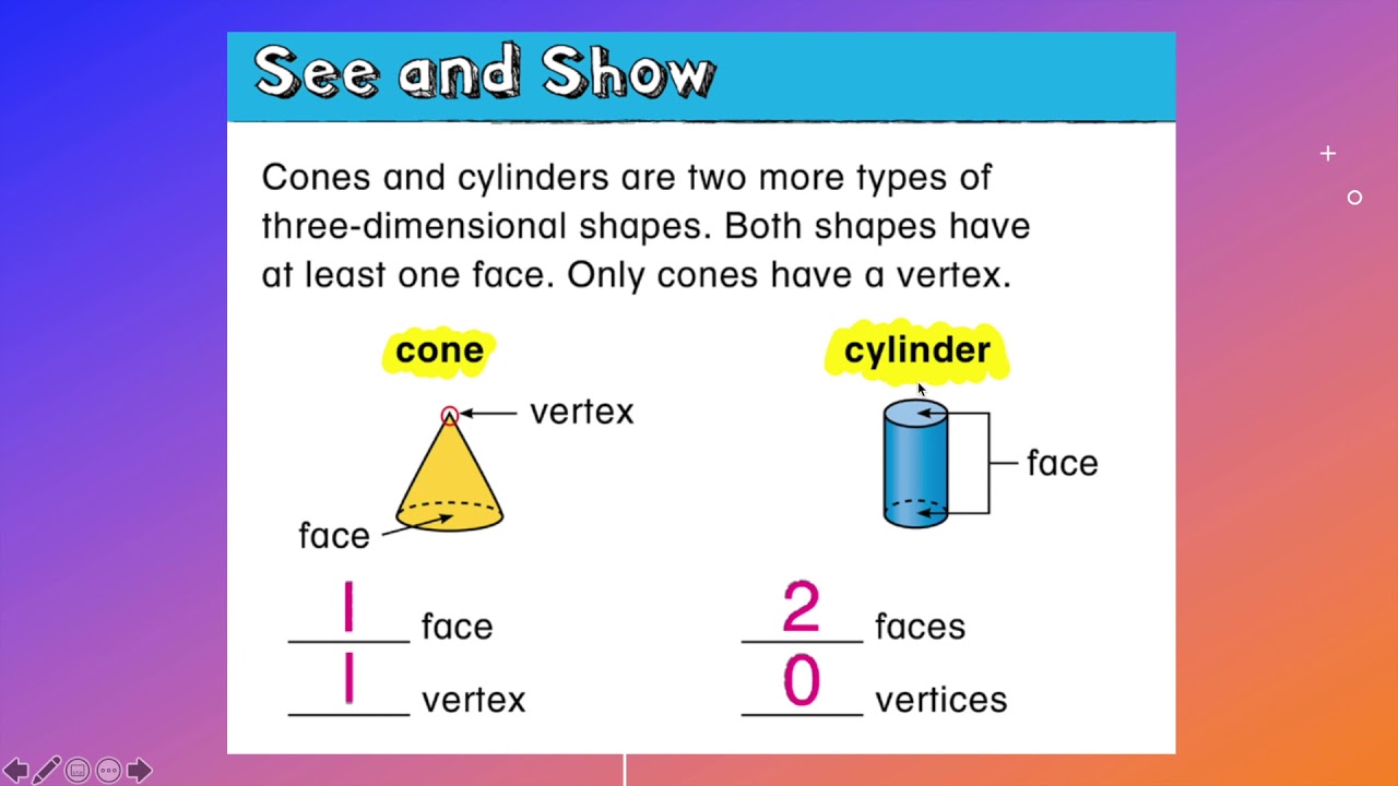 Math Lesson Cones and Cylinders YouTube