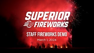 Staff Fireworks Demo 2024 (featuring @KingOfBoom5)
