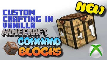 Minecraft Xbox One Command Block Custom Crafting