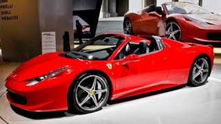 Associate editor scott evans takes a look at the ferrari 458 spider on
floor of 20011 frankfurt motor show.