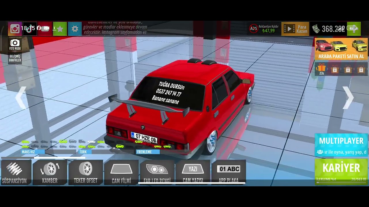 Arkdaşlar sesim çok gelmedi kusura bakmayın 