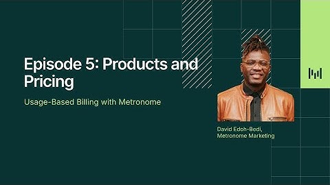 Usage-Based Billing Tutorial | Episode 5: Products and Pricing