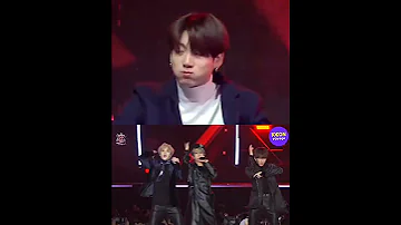 Jungkook s priceless reaction to stray kids performing bang bang bang#straykids#bts#pleasesubscribe