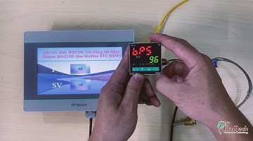 Giới thiệu kết nối truyền thông Modbus HMI PI WECON và đồng hồ nhiệt Shimax