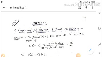 18mat41 module- 3 probability distributions