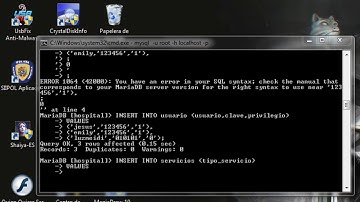 Creacion de una BD MySql, funciones basicas (CRUD) y consultas join a traves de la consola