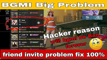 BGMI FRIEND INVITE PROBLEM FIX  | BGMI friend invite option not showing | BGMI INVITE PROBLEM TODAY