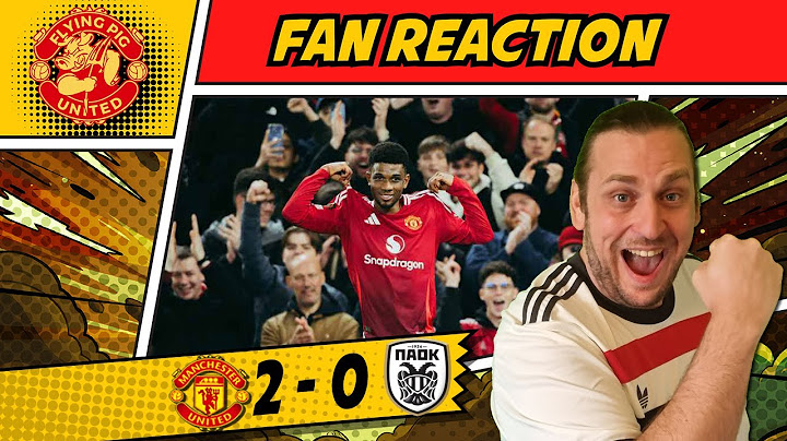 Amad Diallo GOALS Show! Man Utd 2-0 PAOK United Fan Reaction Europa League