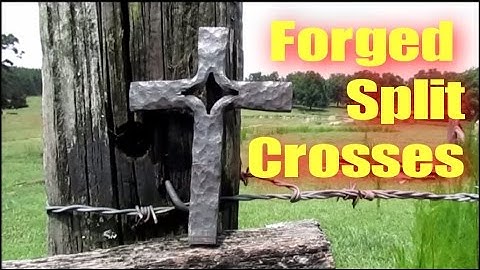 Forged Steel Split Cross - Free Template